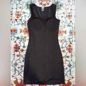 Black Sleeveless Shape-wear Dress